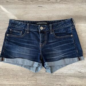 Express Denim Shorts Size 4